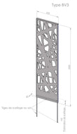 Panneau brise-vue en tôle BV3