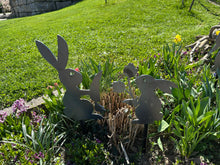 Charger l&#39;image dans la galerie, Décoration en acier Corten - Lapin

