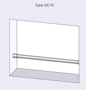 Garde-corps inox brossé simple GC1